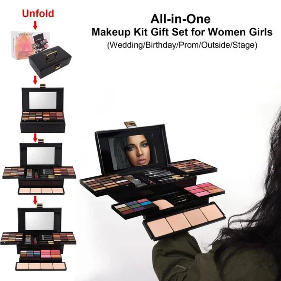 M 58 Color Professional Makeup pallet, Makeup Kit for Women Full Kit, All In One